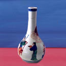 Wucai Bottle with Figurines